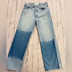 Mother The Rambler Ankle Fray Jeans Sz 27